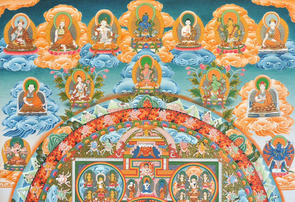 バルドゥ・トェ・ドル（チベットの死者の書）曼荼羅 詳細