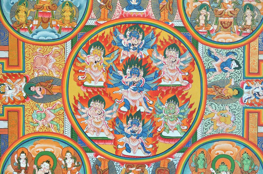 バルドゥ・トェ・ドル（チベットの死者の書）曼荼羅 詳細